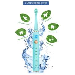 Электрическая зубная щетка AHealth SMART SONIC SMILE 1 green Фото 1