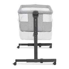 Кроватка Kinderkraft Приставне ліжечко-люлька Neste Up 2 Light Grey Фото 3