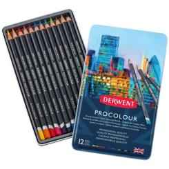 Карандаши цветные Derwent Procolour, 12 цветов Фото 1