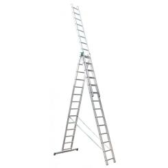 Лестница ITOSS универсальная трехсекционная 7614, 3х14 Фото