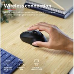 Мышка Trust Mydo Silent Wireless Black Фото 4
