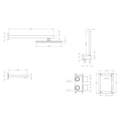 Душевой гарнитур Nett TSH-473 Фото 4