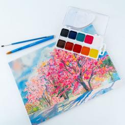 Акварельные краски Kite Classic, 10 цветов Фото 2