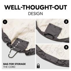 Детский коврик Hauck сумка Play N Tidy Dark Grey Фото 2