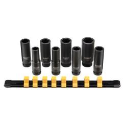 Набор торцевых головок DeWALT ударных, 1/2", 8 шт. Фото 1