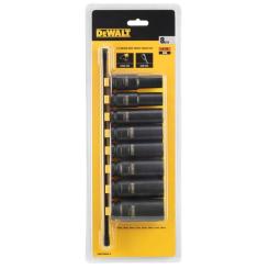Набор торцевых головок DeWALT ударных, 1/2", 8 шт. Фото 2
