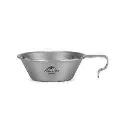 Миска туристическая Naturehike титанова NH21CJ010 450 мл Фото