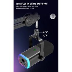 Микрофон Fifine AM8 USB/XLR Black Фото 9