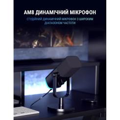 Микрофон Fifine AM8 USB/XLR Black Фото 6