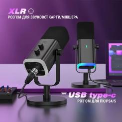 Микрофон Fifine AM8 USB/XLR Black Фото 7