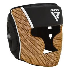 Боксерский шлем RDX Aura Plus T-17 Black Golden S Фото 2