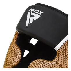 Боксерский шлем RDX Aura Plus T-17 Black Golden S Фото 3
