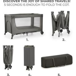 Детский манеж Kinderkraft Joy 2 Dark Grey Фото 2