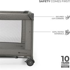 Детский манеж Kinderkraft Joy 2 Dark Grey Фото 4