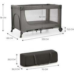 Детский манеж Kinderkraft Joy 2 Dark Grey Фото 5