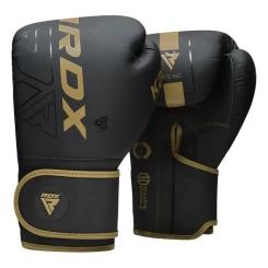 Боксерские перчатки RDX F6 Kara Matte Golden 10 унцій Фото