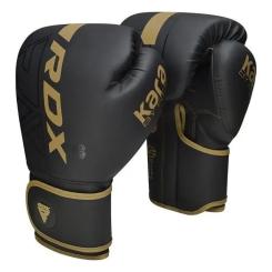 Боксерские перчатки RDX F6 Kara Matte Golden 10 унцій Фото 1