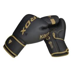 Боксерские перчатки RDX F6 Kara Matte Golden 10 унцій Фото 3