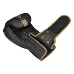 Боксерские перчатки RDX F6 Kara Matte Golden 10 унцій Фото 6