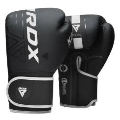 Боксерские перчатки RDX F6 Kara Matte White 16 унцій Фото