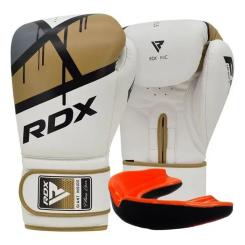 Боксерские перчатки RDX F7 Ego Golden 16 унцій Фото