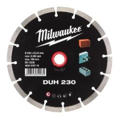 Круг отрезной Milwaukee DUH 230, алмазный для твердого бетона Фото
