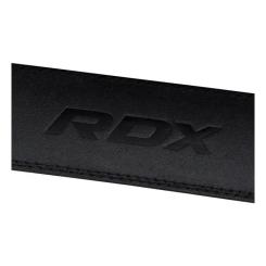 Атлетический пояс RDX 4 шкіряний Full Black L Фото 3