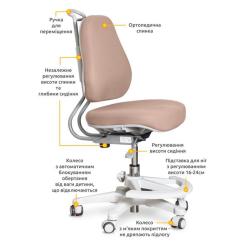 Детское кресло Evo-kids Mio Ergo Lite Brown Фото 1