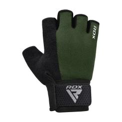 Перчатки для фитнеса RDX W1 Half Army Green M Фото 2
