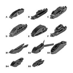 Щетка стеклоочистителя AMiO Hybrid multiconnect 16" 400 мм (02203) (022030) Фото 3