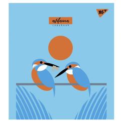 Тетрадь Yes А5 Avifauna 12 аркушів лінія Фото 2