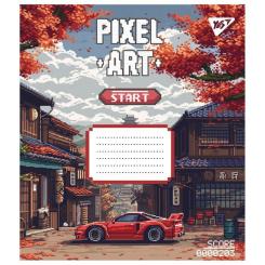 Тетрадь Yes Pixel art 12 аркушів коса лінія Фото 2