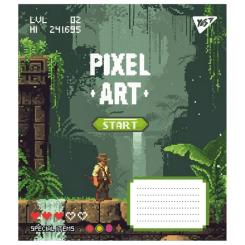 Тетрадь Yes Pixel art 12 аркушів коса лінія Фото 4