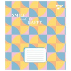 Тетрадь Yes Smile and be happy 18 аркушів клітинка Фото 2