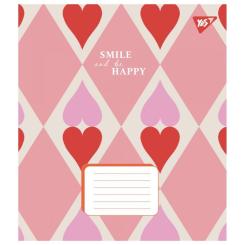 Тетрадь Yes Smile and be happy 18 аркушів клітинка Фото 3