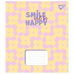 Тетрадь Yes Smile and be happy 18 аркушів клітинка Фото 5