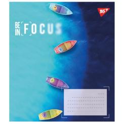 Тетрадь Yes Be in focus 60 аркушів лінія Фото 1