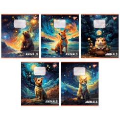 Тетрадь Yes Dreamer animals 36 аркушів клітинка Фото