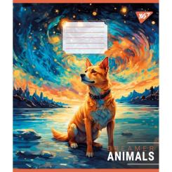 Тетрадь Yes Dreamer animals 36 аркушів клітинка Фото 2