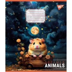 Тетрадь Yes Dreamer animals 36 аркушів клітинка Фото 3