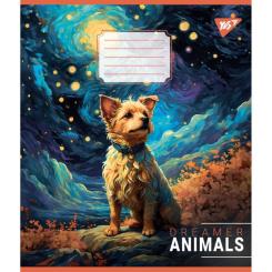 Тетрадь Yes Dreamer animals 36 аркушів клітинка Фото 4