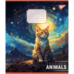 Тетрадь Yes Dreamer animals 36 аркушів клітинка Фото 5