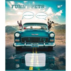 Тетрадь Yes Funny pets 36 аркушів лінія Фото 1