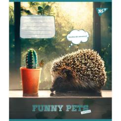 Тетрадь Yes Funny pets 36 аркушів лінія Фото 3