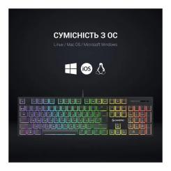 Клавиатура GamePro MK85B Blue Switch RGB USB Black Фото 11