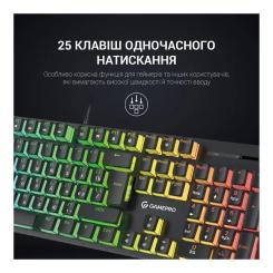 Клавиатура GamePro MK85B Blue Switch RGB USB Black Фото 7