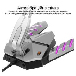 Микрофон Vertux Streamer-3 LED USB Grey Фото 1