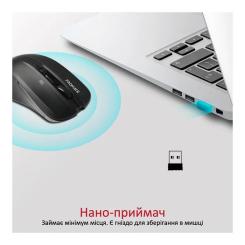 Мышка Promate Contour Wireless Black Фото 3