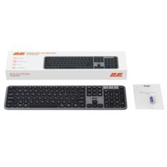 Клавиатура 2E KS240 Wireless USB/Bluetooth UA Grey Фото 9