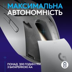 Мышка Logitech G309 Lightspeed Wireless/Bluetooth White Фото 5